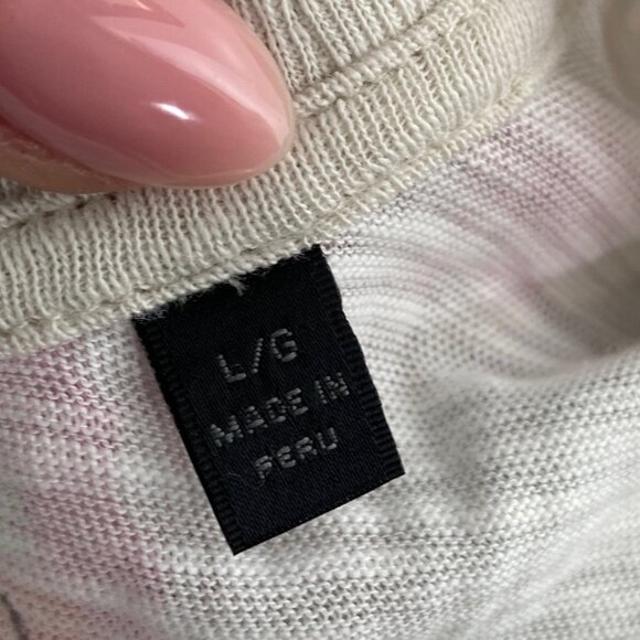 NWT ATM Anthony Thomas Melillo slub jersey abstract distressed blur t-shirt - Picture 6 of 8